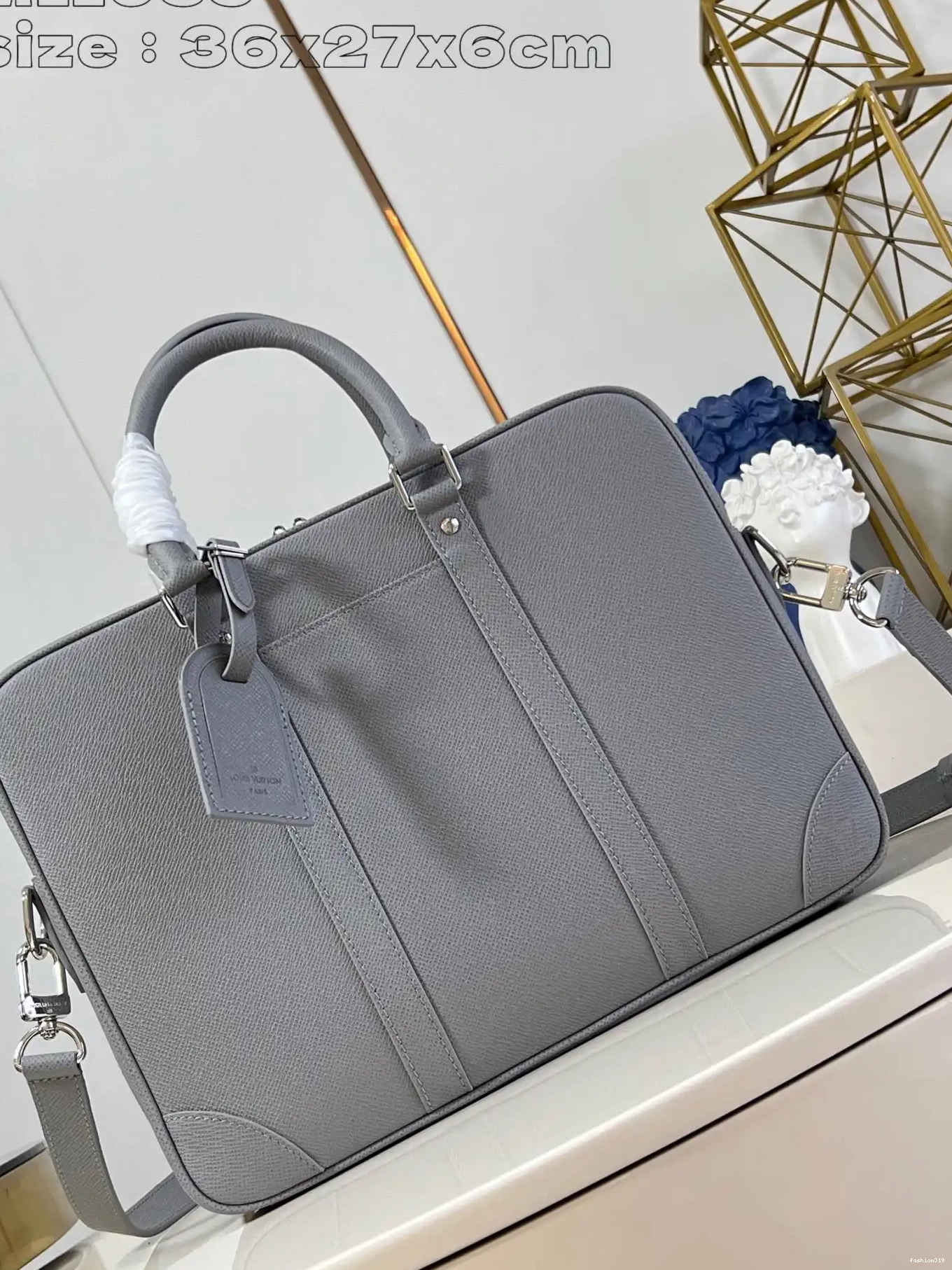 LOUIS Porte Voyage-36.5*27.5*6CM VUITTON Documents 0330